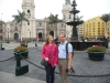 Vor der Kathedrale in Lima